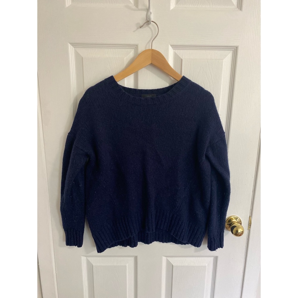 (2 for $60) J. Crew navy knit crewneck sweater